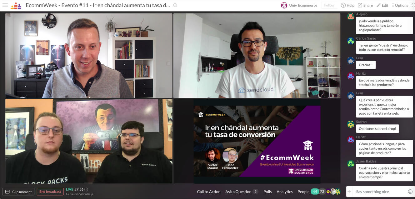SESIONES ECOMMWEEK